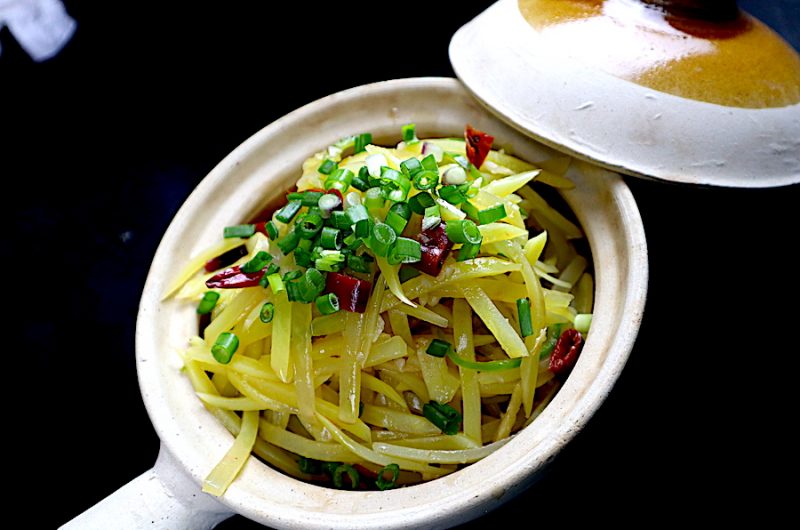Stir Fried Potatoes Sichuan Style